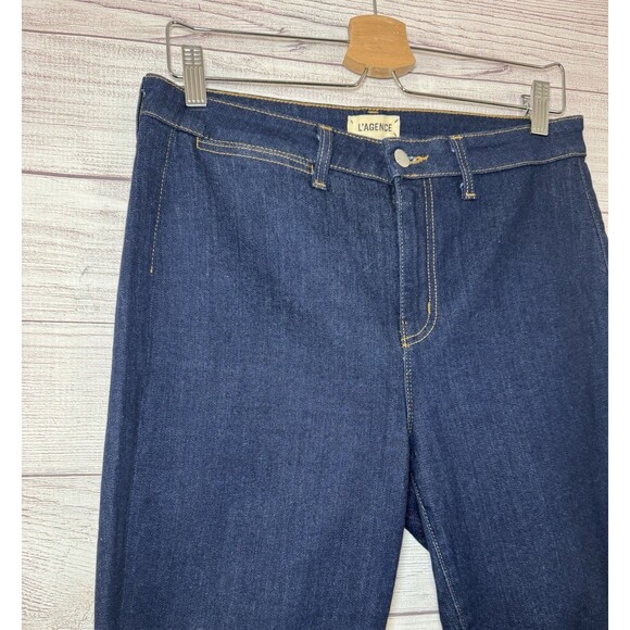 L’agence Zeppelin High Rise Skinny Jeans In Rinse Wash Size 30 - Picture 3 of 12